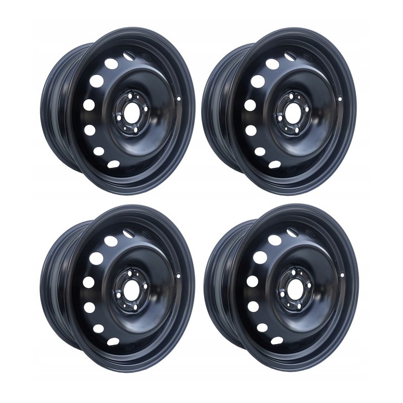 4x ocelový disk 6,5Jx16, 4x100x60,1 ET 40 - RENAULT CAPTUR I (2013 - 2019)