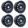 4x ocelový disk 6,5Jx16, 4x100x60,1 ET 40 - RENAULT CAPTUR I (2013 - 2019)