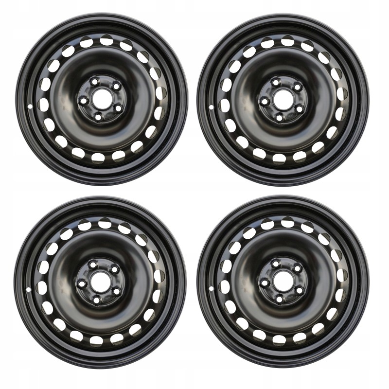 4x ocelový disk 6,5Jx17, 5x112x57,1 ET 38 - AUDI A4 B5(1994 - 2000)